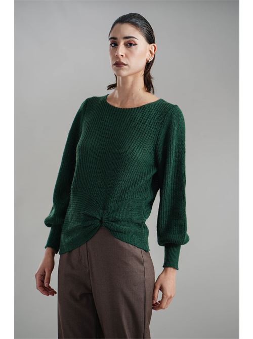 Maglia in misto lana Nualy | I25NSS13122VERDE BOSCO